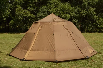 10 Kişi Hafif Tipi Sıcak Çadır Soba Jack, Ayakta Odası, oyuncak çadır Avcılık için Aile Takımı Kamp,On taraflı